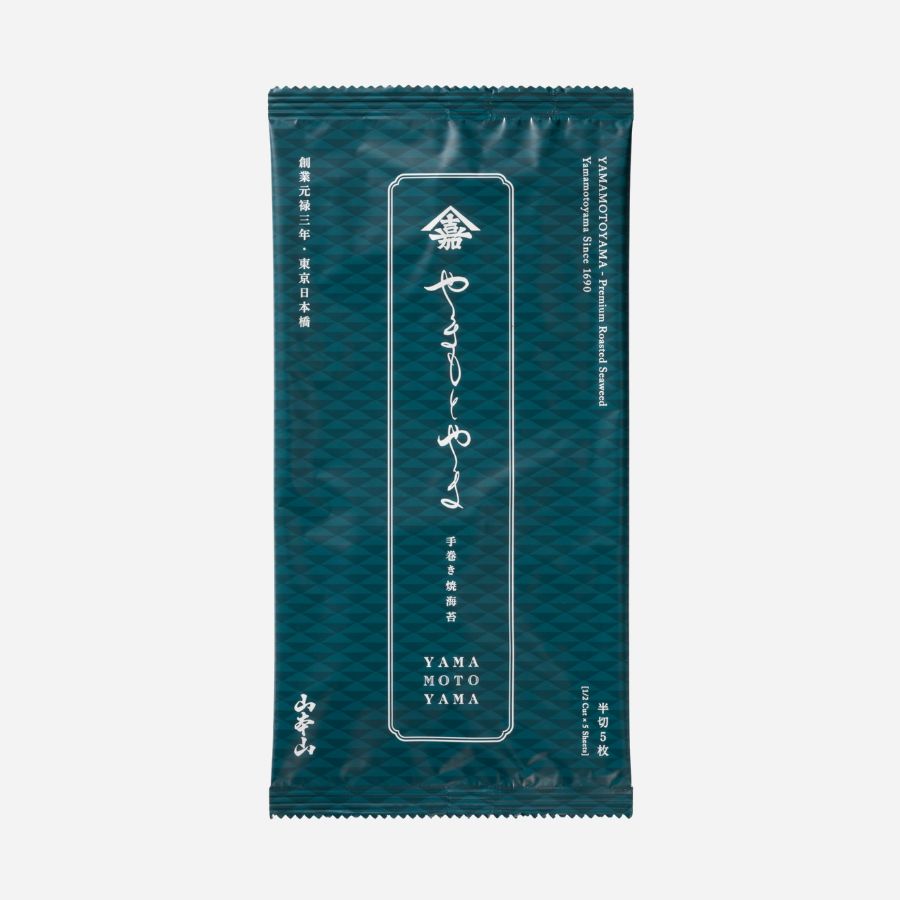 訳あり　やまもとやま焼海苔4袋詰（半切5枚）