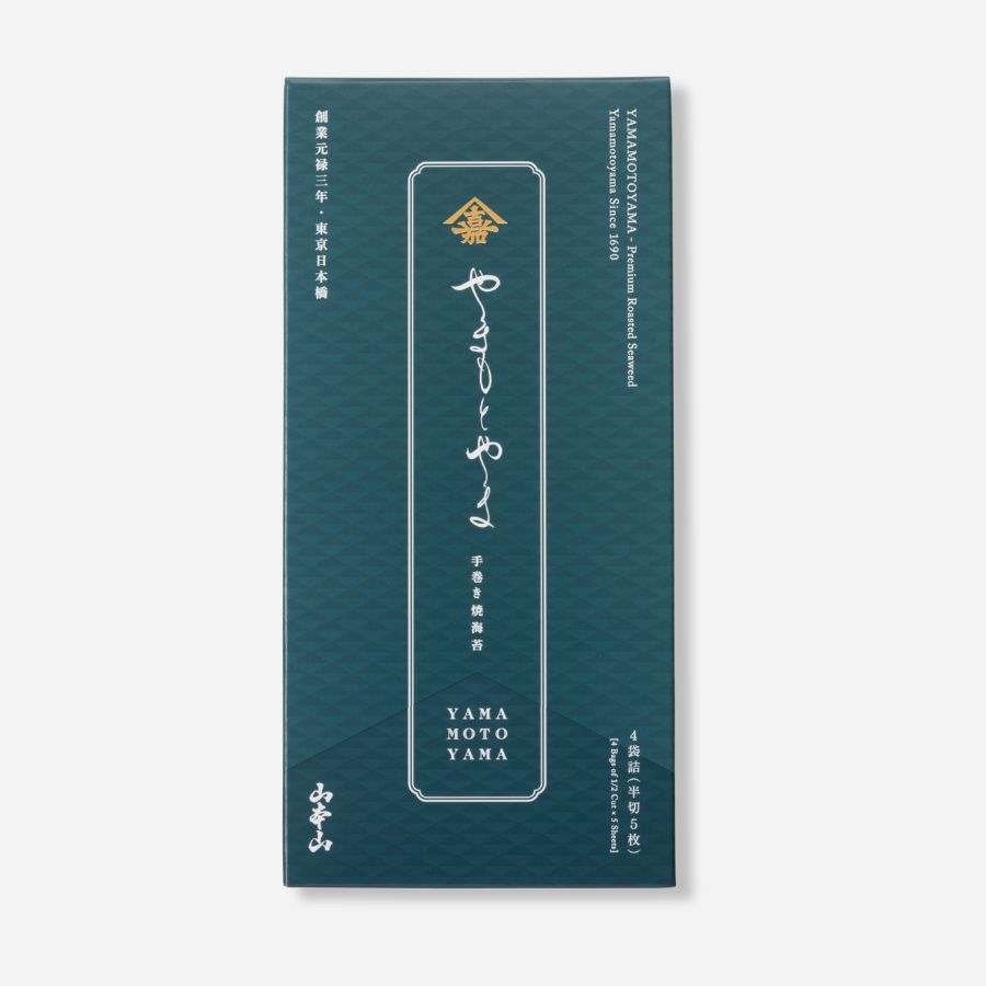 訳あり　やまもとやま焼海苔4袋詰（半切5枚）